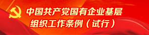 中國共產(chǎn)黨國有企業(yè)基層組織工作條例（試行）